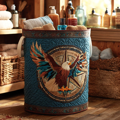 Freedom Soar Quilted Laundry Basket NCU0NTV530
