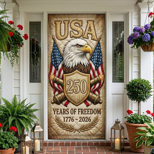 Freedom Spirit Quilted Door Cover NCU0NTD1810