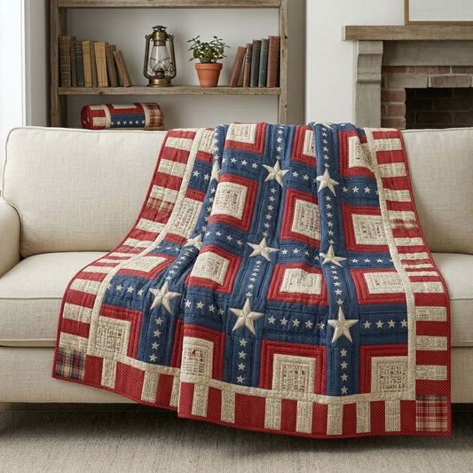Freedom Starburst Quilted Blanket NCU0DQQ0538