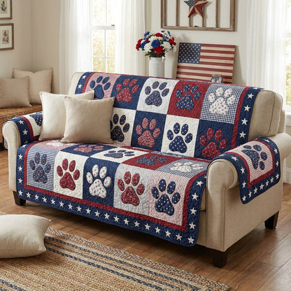 Freedom Tails Quilted Sofa Cover NCU0NTV1062