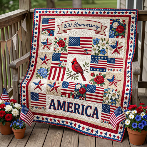 Freedom Threads Quilted Blanket NCU0NTD1873