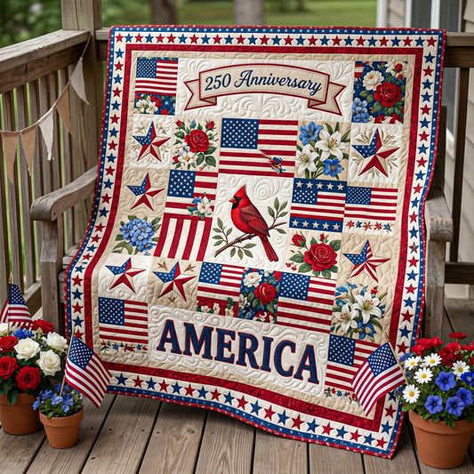 Freedom Threads Quilted Blanket NCU0NTD1873
