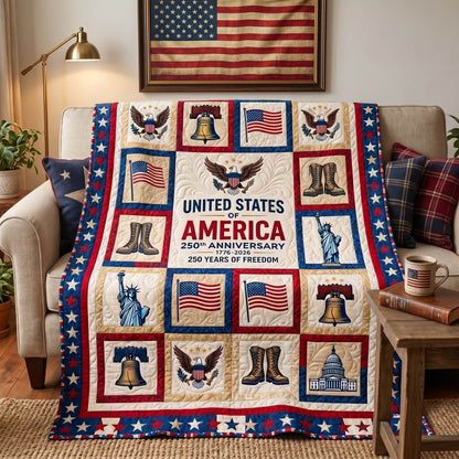Freedom Tribute Quilted Blanket NCU0NTD1869