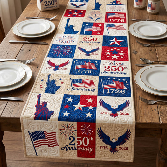 Freedom Tribute Quilted Table Runner NCU0NTD1901