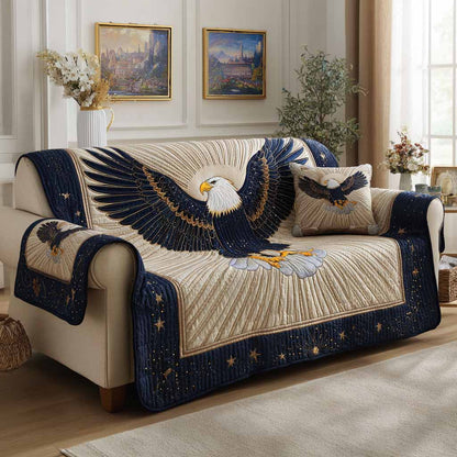 Freedom Wings Quilted Sofa Cover NCU0NXD1575