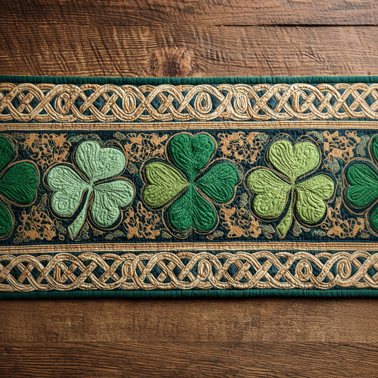 Fresh Clover Quilted Table Runner NCU0NTD1361