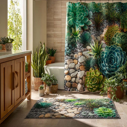 Fresh Leaf Harmony Shower Curtain NCU0DQQ0376