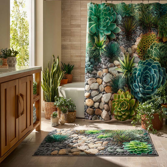 Fresh Leaf Harmony Shower Curtain NCU0DQQ0376