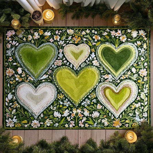 Fresh Meadow Hearts Area Rug NCU0NXD1228