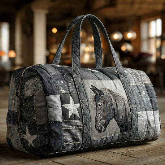 Frontier Horse Quilted Duffle Bag NCU0NTD1441