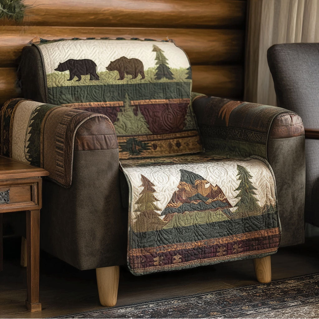 Frontier Cabin Charm Quilted Sofa Cover NCU0PTT2840