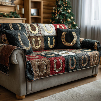Frontier Luck Quilted Sofa Cover NCU0LDH019