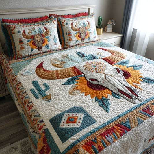 Frontier Spirit 3-Piece Quilted Bedding Set NCU0NTD1693