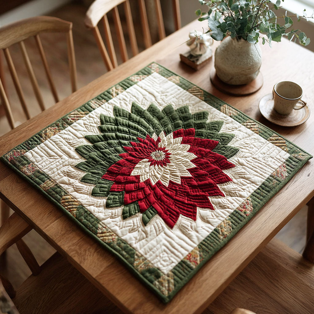 Frost Bell Quilted Table Topper NCU0NTD221