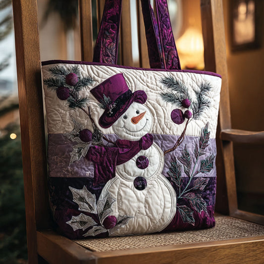 Frost and Berries Quilted Tote Bag NCU0PTT1698