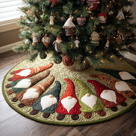 Frostbeard Christmas Quilted Tree Skirt NCU0PTT1615