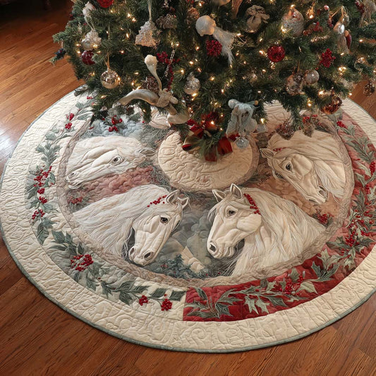 Frosted Companions Quilted Tree Skirt NCU0NXD645
