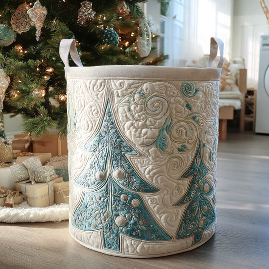 Frosted Joy Quilted Laundry Basket NCU0PTT1336