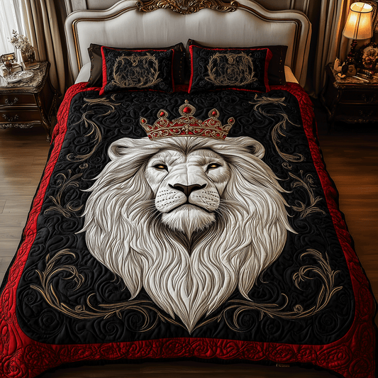 Frosted Roots 3-Piece Quilted Bedding Set NCU0TH2397