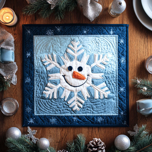 Frosted Smile Quilted Table Topper NCU0NTV149