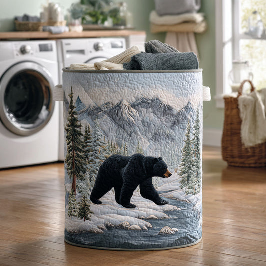 Frosted Woods Quilted Laundry Basket NCU0NTV410