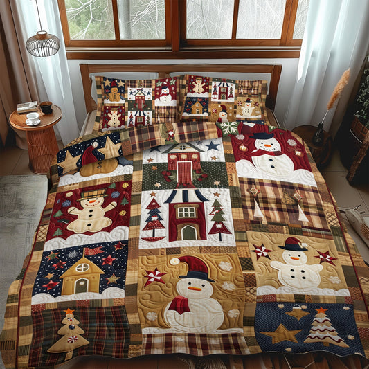 Frosty Festival 3-Piece Quilted Bedding Set NCU0TH948