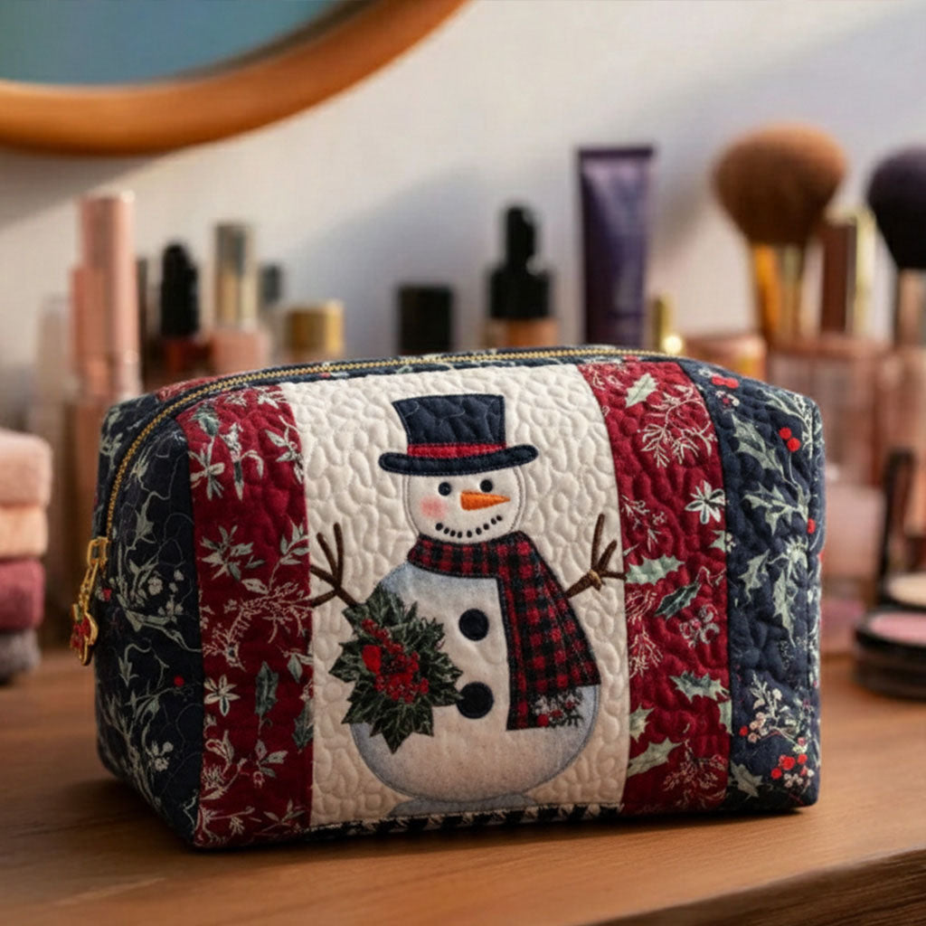 Frosty Cheer Quilted Makeup Bag NCU0PTT1700