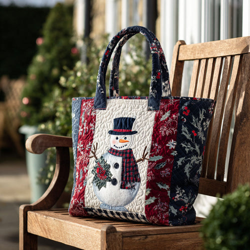 Frosty Cheer Quilted Tote Bag NCU0PTT1700