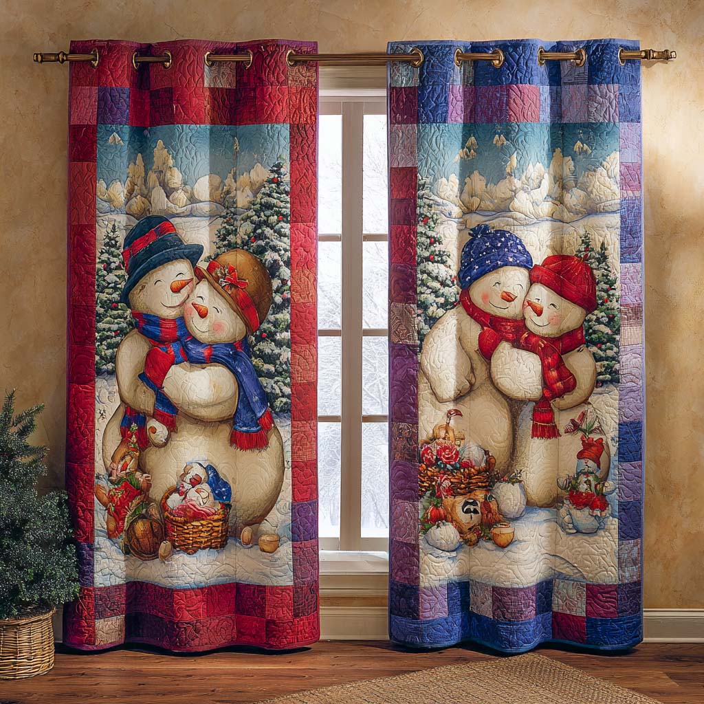 Frosty Embrace Quilted Curtains NCU0NXD904