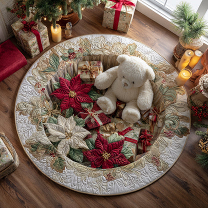 Frosty Friend Quilted Round Mat NCU0DV1262