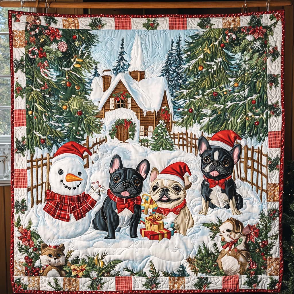 Frosty Friends Quilted Blanket NCU0NT2034