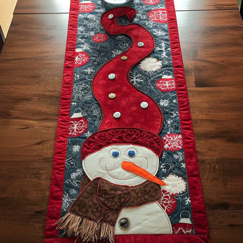 Frosty Magic Quilted Table Runner NCU0NNT1656