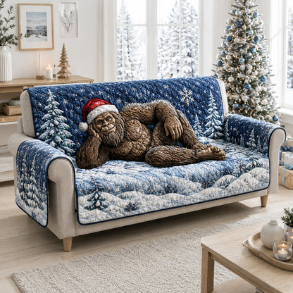 Frosty Midnight Bigfoot Quilted Sofa Cover NCU0HNH1255