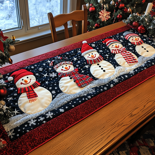 Frosty Nights Quilted Table Runner NCU0DDK1318
