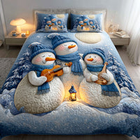 Frosty Winter Joy 3-Piece Quilted Bedding Set NCU0NTD656
