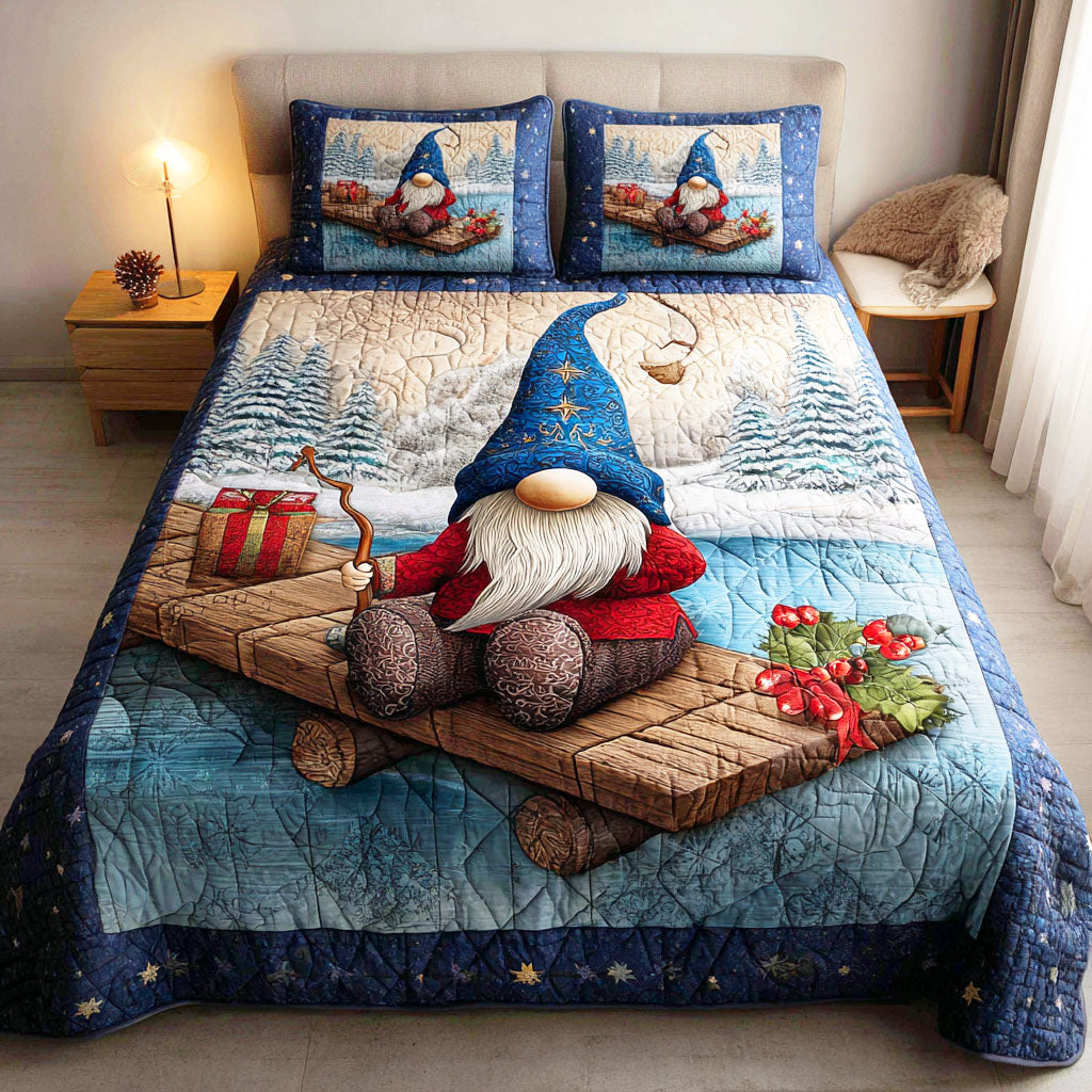 Frozen Christmas Dream 3-Piece Quilted Bedding Set NCU0NTD599