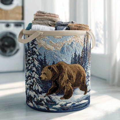 Frozen Creek Quilted Laundry Basket NCU0NTV407