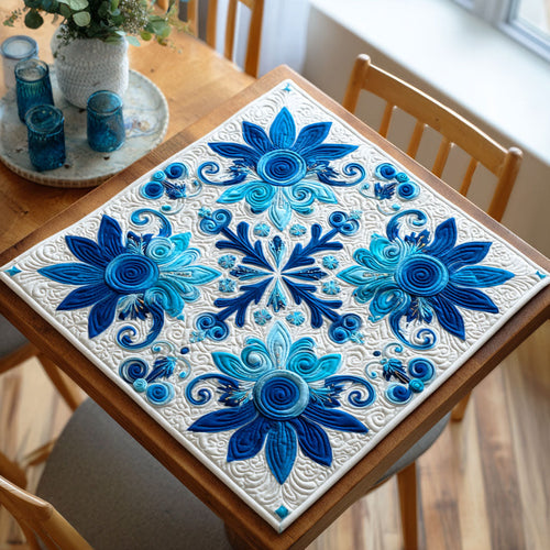 Frozen Holiday Sky Quilted Table Topper NCU0NTD487