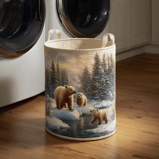 Frozen Trail Quilted Laundry Basket NCU0NTD139