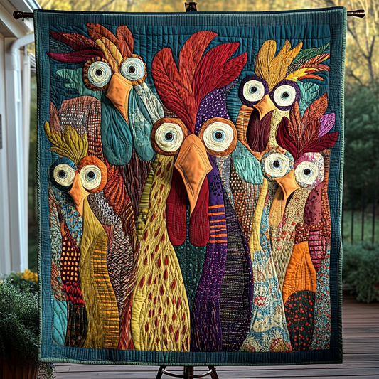 Funky Flock Quilted Blanket NCU0VH754