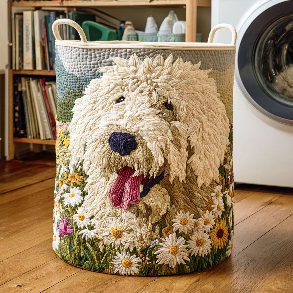 Furry Charm Quilted Laundry Basket NCU0NTD1834