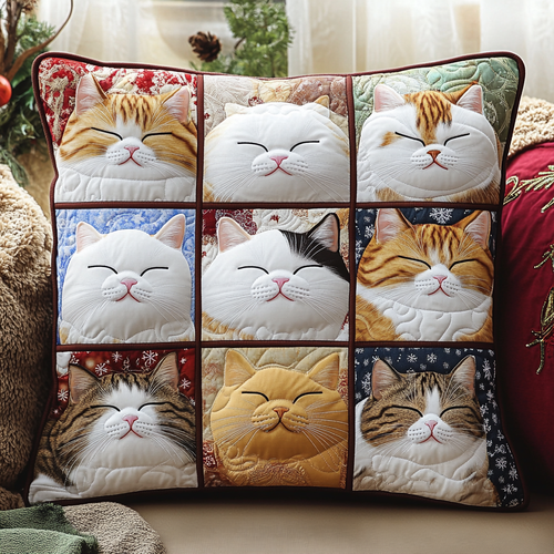 Furry Friends Quilted Pillow Case NCU0TL1086