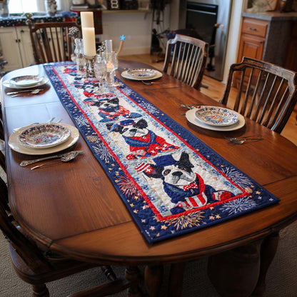 Gallant Gent Quilted Table Runner NCU0HNH937