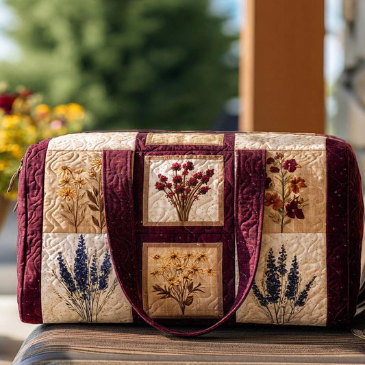 Garden Calm Quilted Duffle Bag NCU0DV1935