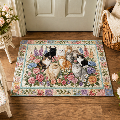 Garden Cat Gathering Doormat NCU0DV2189