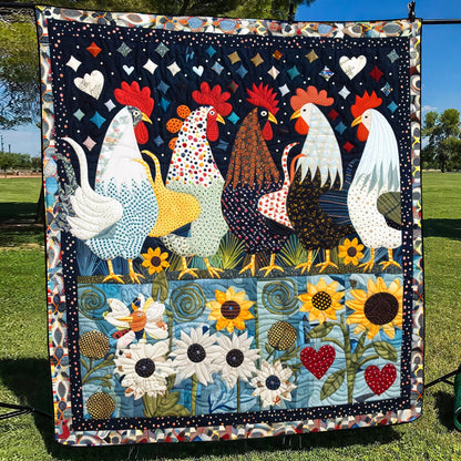 Garden Roost Quilted Blanket NCU0TH862