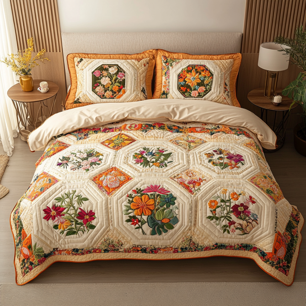 Garden Bloom Duvet Cover Set NCU0PVL184