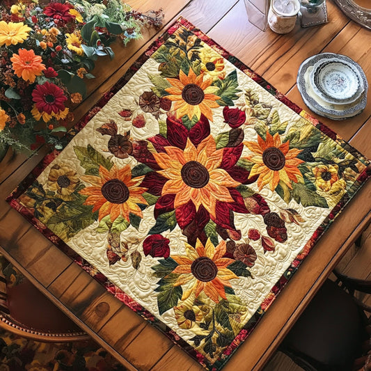 Garden Bloom Quilted Table Topper NCU0PTT808