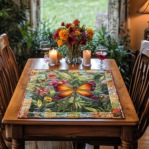 Garden Glimmer Quilted Table Topper NCU0DV665