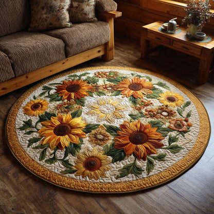 Garden Glow Quilted Round Mat NCU0NNT2010